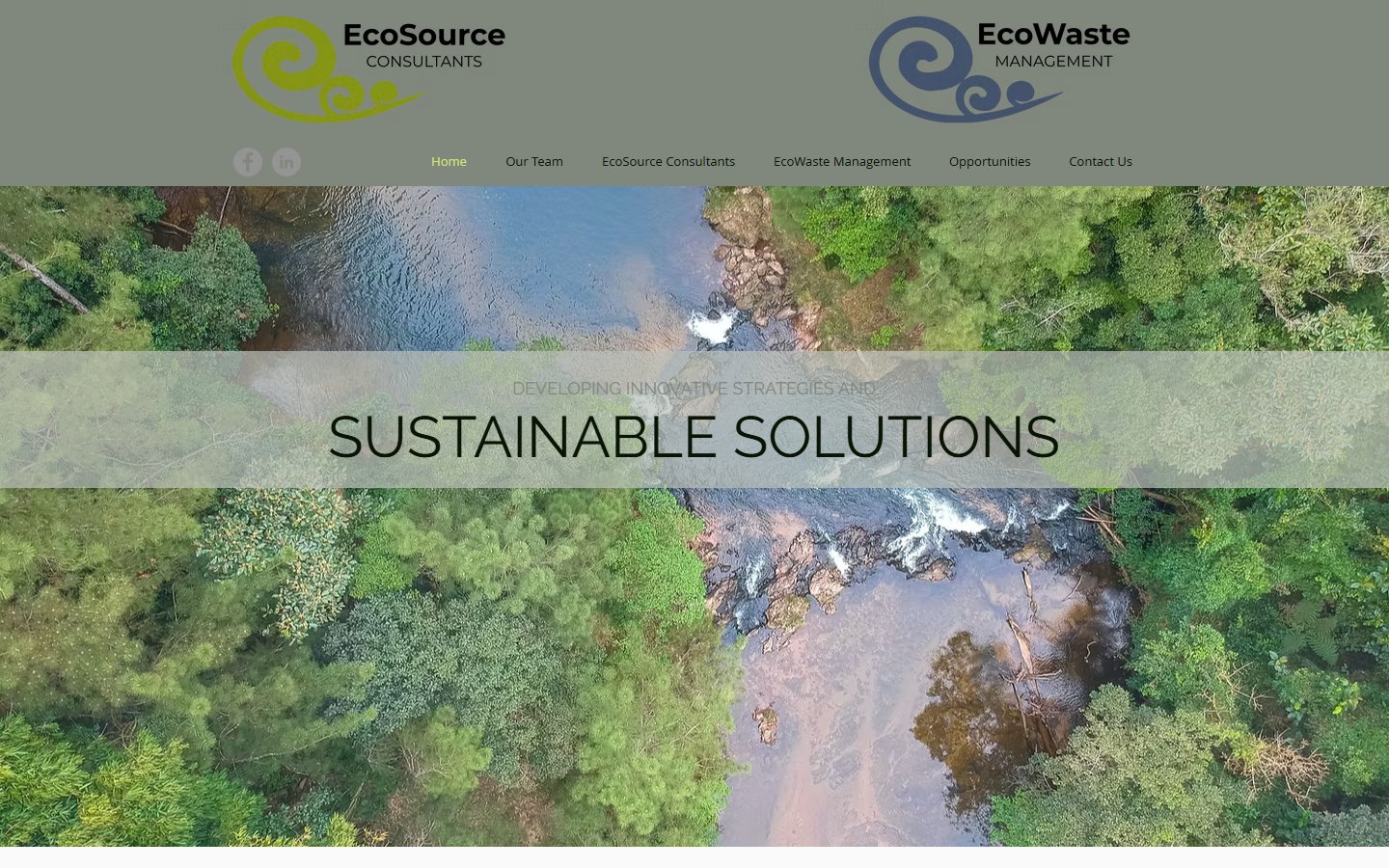 EcoSource Iowa website screenshot
